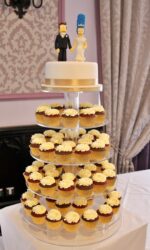 The Simpsons Wedding Cupcake Tower No.W448