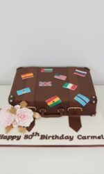 Travel Suitcase Birthday Cake No.N117