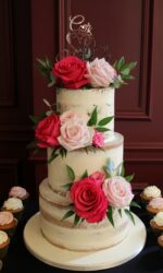 Semi Naked Cake and Cupcake Table No.W469