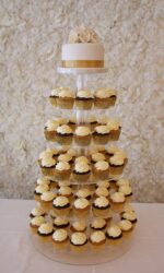 Gold Wedding Cupcake Tower No.W472