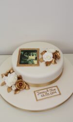 Golden Wedding Anniversary Cake No.OCC016