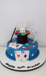 Magician Birthday Cake No.N125