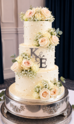 Pearl Elegance Wedding Cake No.W501